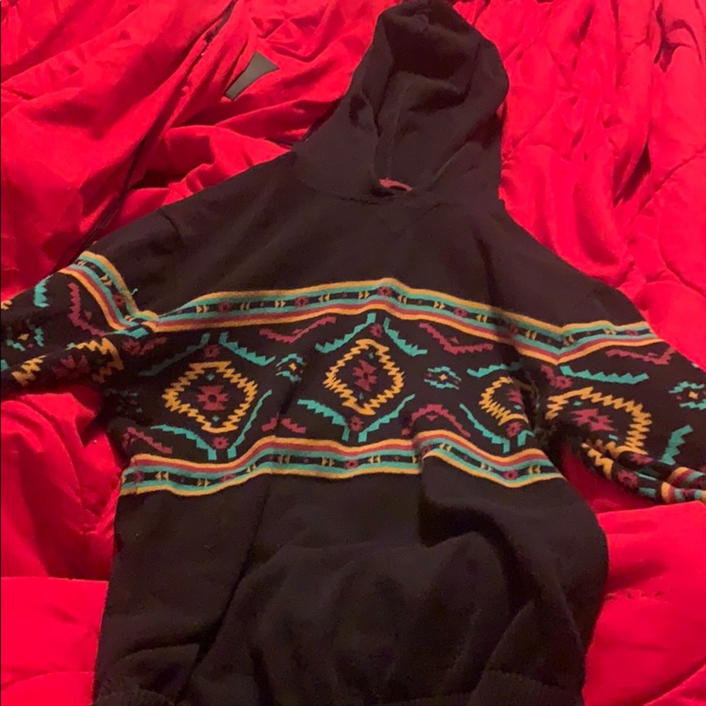 multi colored sweater